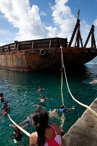 Doldrums at APSCO Quarry, Pohnpei, Federated States of Micronesia (FSM)