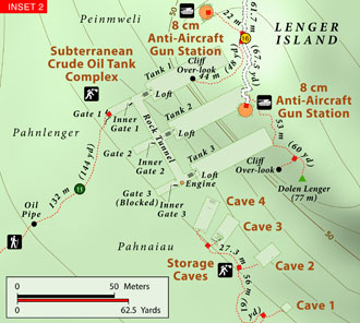 Lenger Island Eco-Adventure Map Guide Inset Map 2