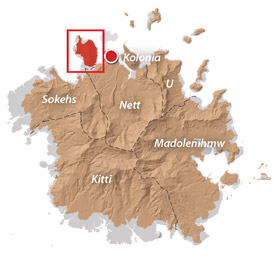 Central Sokehs Island Locator