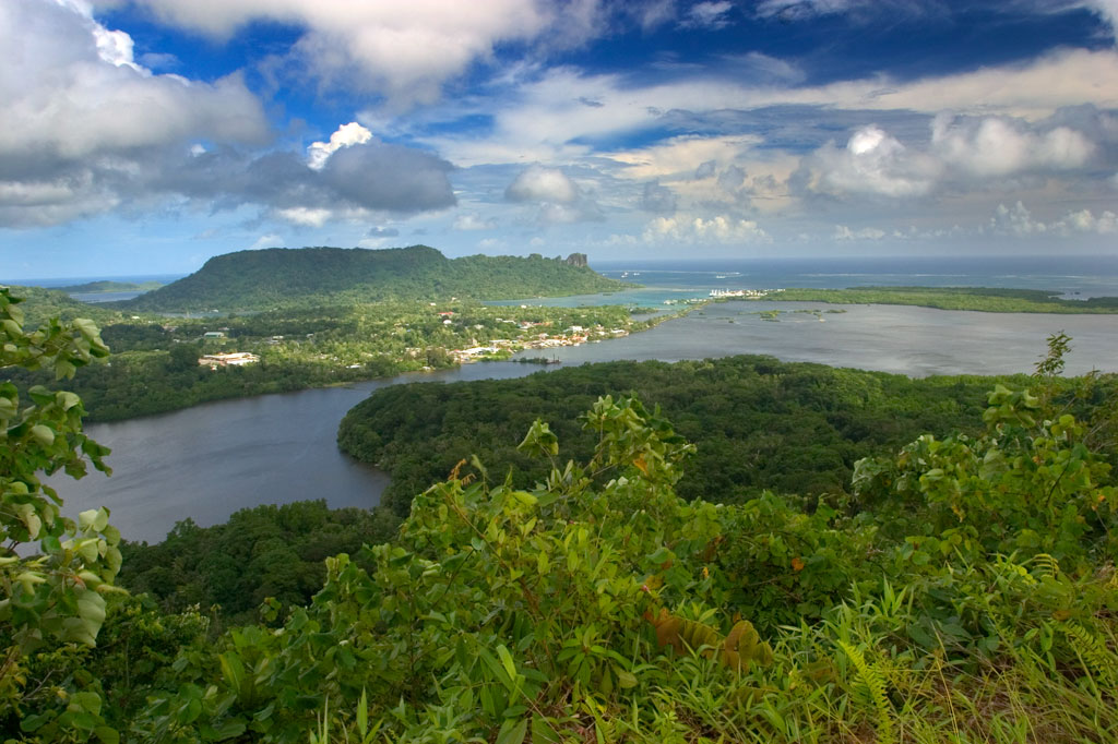 A view from Dolen Nett, Pohnpei, Federated States of Micronesia (FSM)
