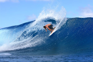 Break near Pakin Atoll, Pohnpei, Federated States of Micronesia (FSM) - Photo courtesy of Pohnpei Surf Club