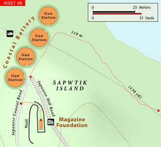 Lenger Island Eco-Adventure Map Guide Inset Map 4B