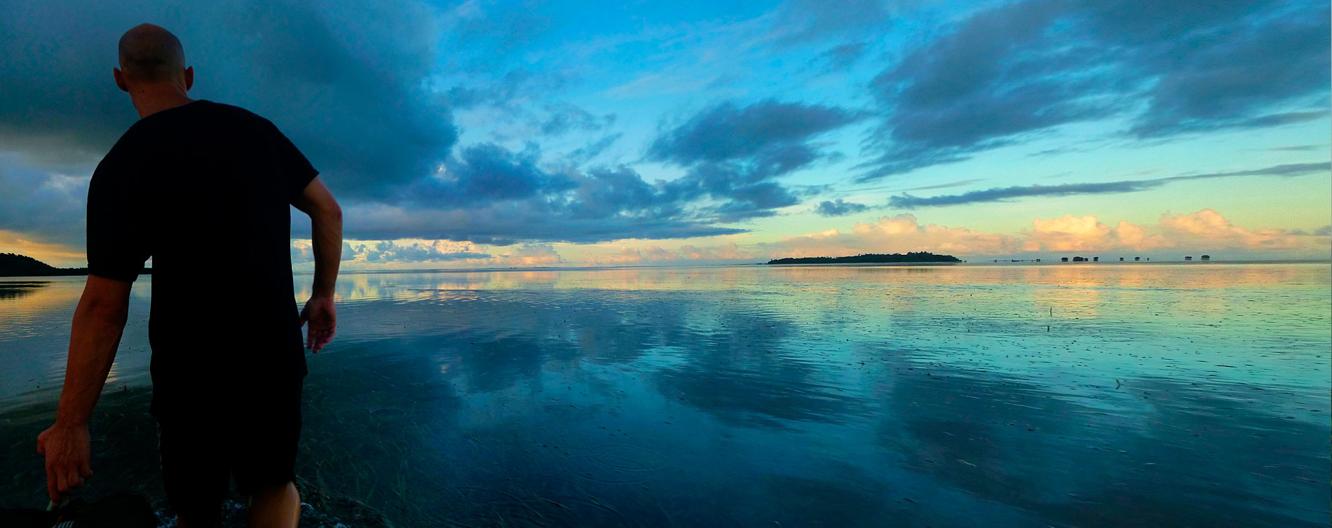 Madolenihmw at sunset, Pohnpei, Federated States of Micronesia (FSM)