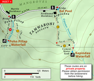 Sokehs Island Inset Map 4 (Pohn Pillap & Kepindau)