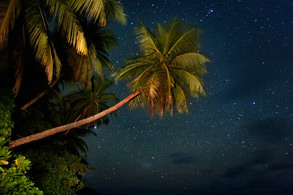 Star-gazing on Pohnpei's lagoon islands