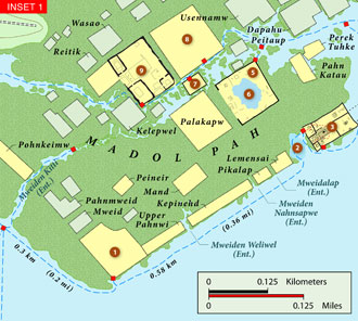 Temwen Vicinity Inset Map 1 (Nan Madol)