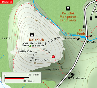 Western Kitti Bonus Inset Map 3 - Eel Pools
