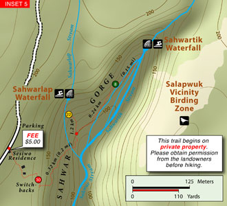 Western Kitti Inset Map 5 - Sahwartik & Sahwarlap Waterfalls