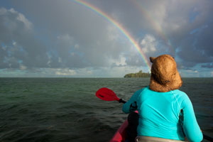 Rainbow over Nahnningi Island, Pohnpei, Federated States of Micronesia (FSM) Rainbow over Nahnningi Island, Pohnpei, Federated States of Micronesia (FSM)